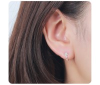 Silver Hoop Earring HO-2617